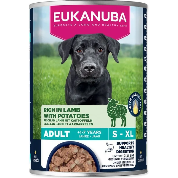 Conserve EUKANUBA Adult riche en agneau avec pommes de terre 400 g