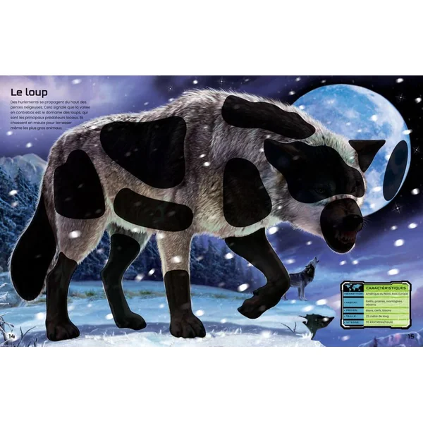 CONSTRUIS TES ANIMAUX DANGEREUX ET TES ANIMAUX MARINS AVEC DES AUTOCOLLANTS - DES 5 ANS