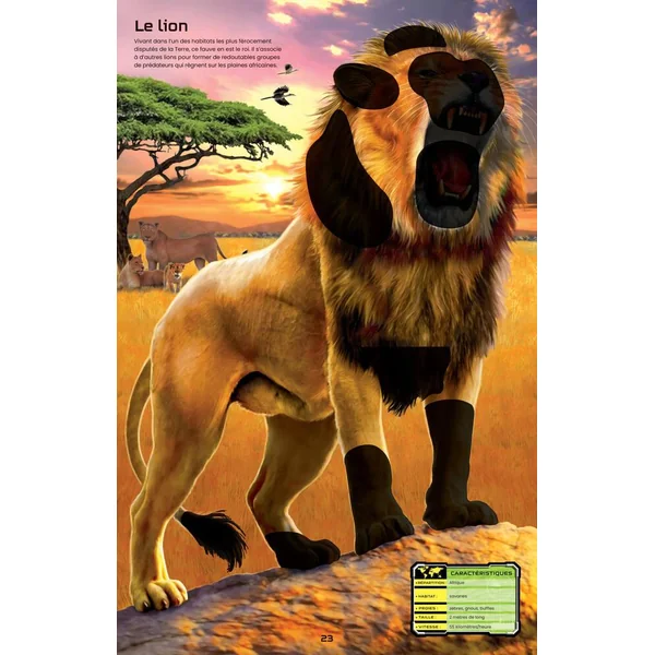 CONSTRUIS TES ANIMAUX DANGEREUX ET TES ANIMAUX MARINS AVEC DES AUTOCOLLANTS - DES 5 ANS