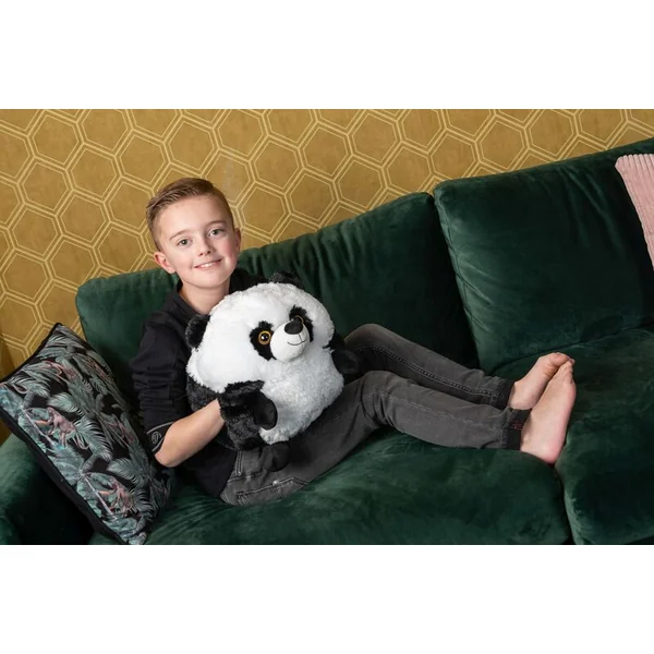 Cozy Noxxiez HW723 Panda - coussin en peluche chauffant 3 en 1