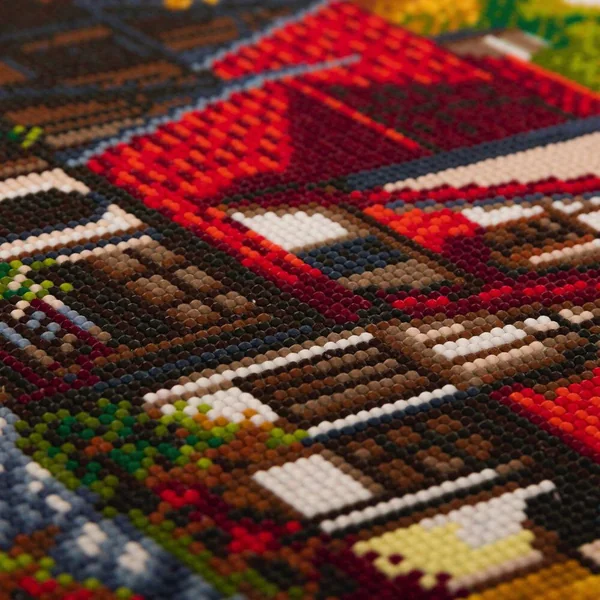 CRYSTAL ART KIT TABLEAU BRODERIE DIAMANT 40X50CM COTTAGE