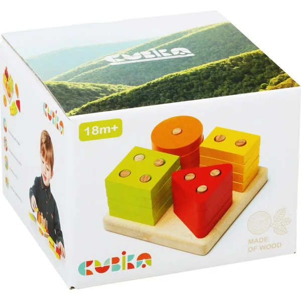 CUBIKA 15344 Nous trions les formes IV - puzzle en bois 17 pièces