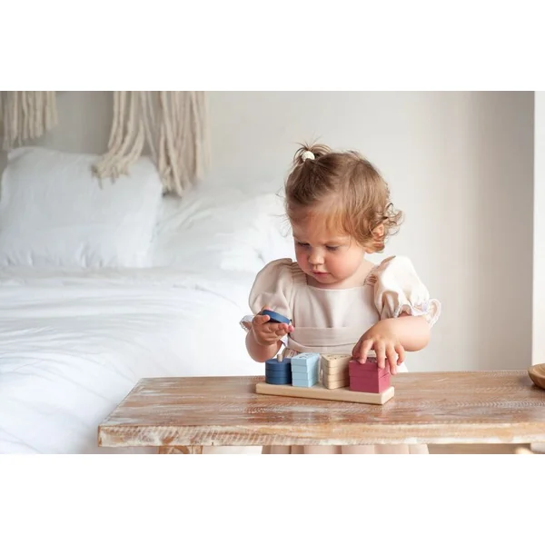 CUBIKA Pastel 15863 Nous trions les formes V - puzzle en bois 17 pièces