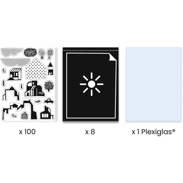 CYANOTYPE - UNE VILLE LA NUIT