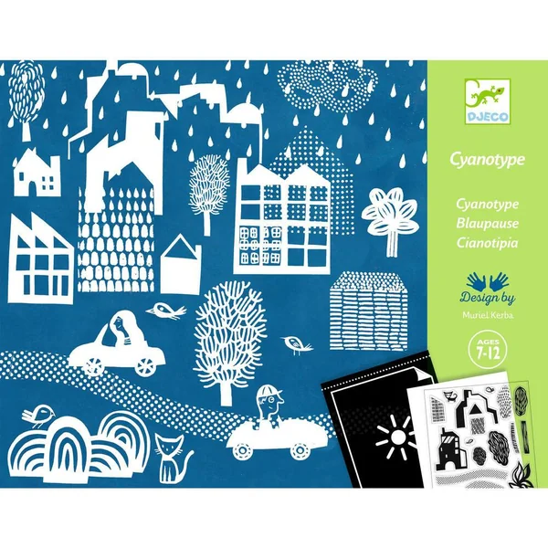 CYANOTYPE - UNE VILLE LA NUIT
