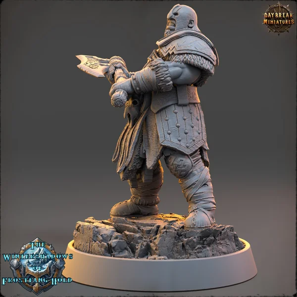 Daybreak Miniatures - The Wintershadows of Frostfang Hold : Torsten Ironhelm [32mm]