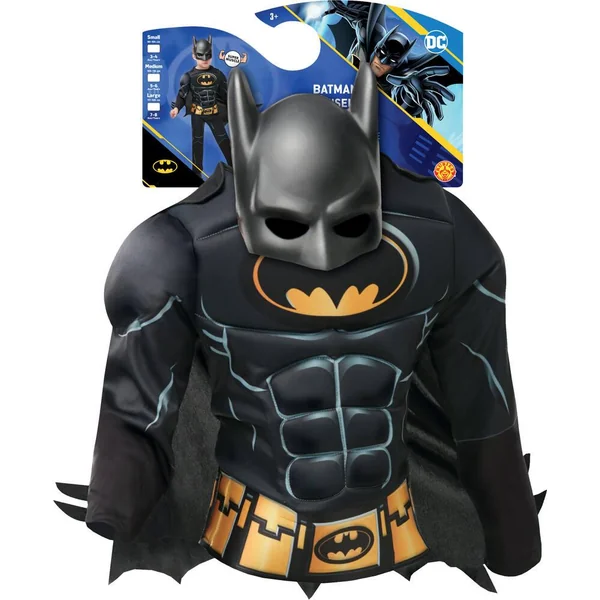 DC COMICS BATMAN - DEGUISEMENT LUXE - TAILLE M 5-6 ANS