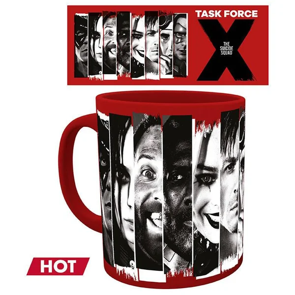 DC COMICS MUG HEAT CHANGE 320 MLTHE SUICIDE SQUAD TASK FORCE