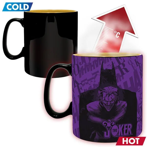 DC COMICS - MUG HEAT CHANGE - 460 ML - BATMAN MAT - AVEC BOITE