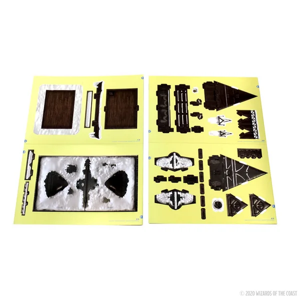 D&D Icewind Dale Icons of the Realms - Ten Towns Papercraft Set