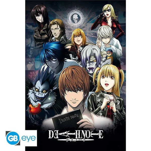 DEATH NOTE - POSTER MAXI 91,5X61 - PROTAGONISTES