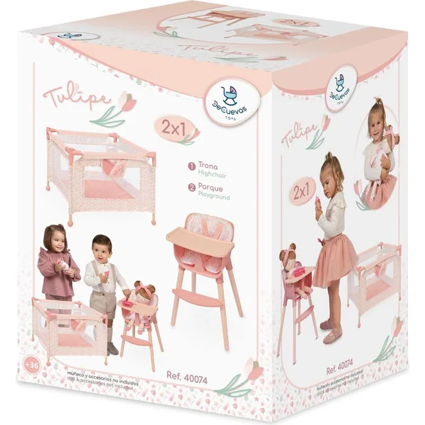 DeCuevas 40074 Ensemble de meubles pour poupées 2 en 1 Tulipe 2025