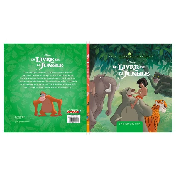 DISNEY LE LIVRE DE LA JUNGLE - ALBUM ILLUSTRE - L'HISTOIRE DU FILM