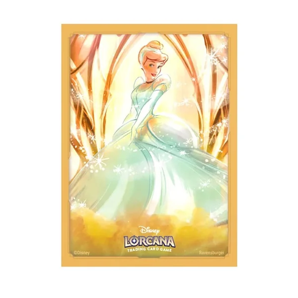 Disney Lorcana TCG - Chapitre 7 L'ïle d'Archazia : Pack de 65 Sleeves A Cendrillon