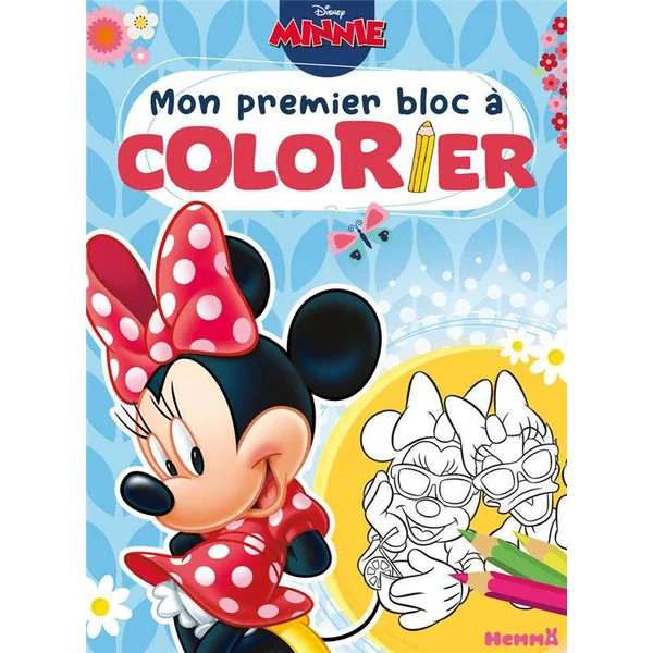 DISNEY MINNIE - MON PREMIER BLOC A COLORIER