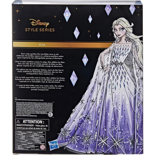 DISNEY PRINCESSE - LA REINE DES NEIGES - POUPEE ELSA STYLE SERIES HOLIDAY