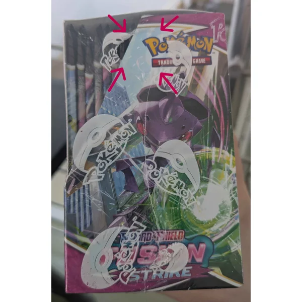 Display de 36 Boosters Pokémon Poing de Fusion EB 8 ANGLAIS (VERSION TROUÉE)