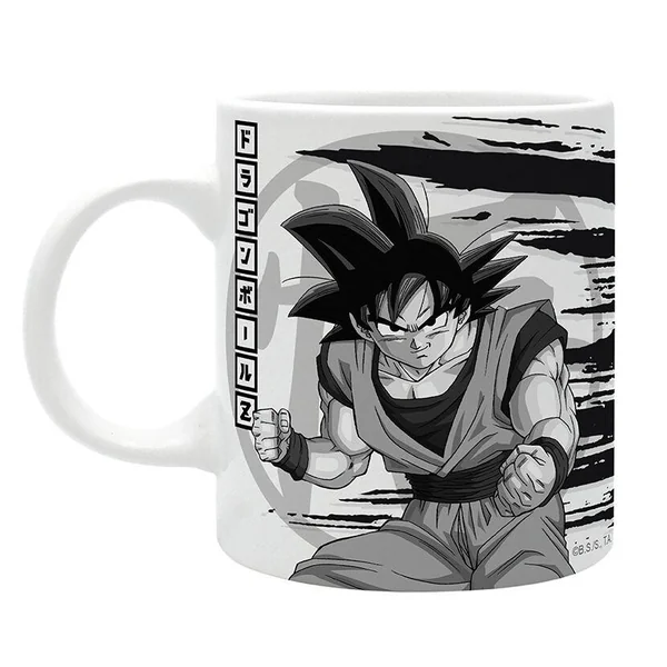 DRAGON BALL - MUG - 320 ML - DBZ/GOKU N&B - SUBLI - AVEC BOITE X2