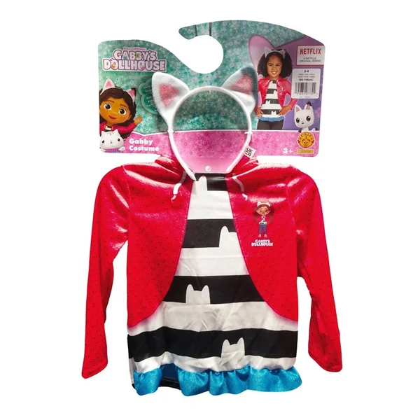 Déguisement Top + serre-tête Gabby et la maison magique 3-4 ans - Rubies