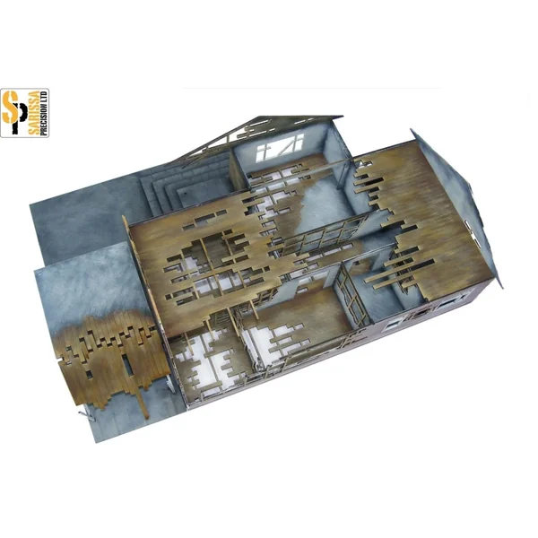 End of the World - Residential Ranch Style Derelict (Car Port RHS)