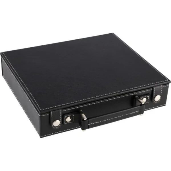 Ensemble de poker 100 pcs + cartes et dés, dans une mallette, 28x25x8cm