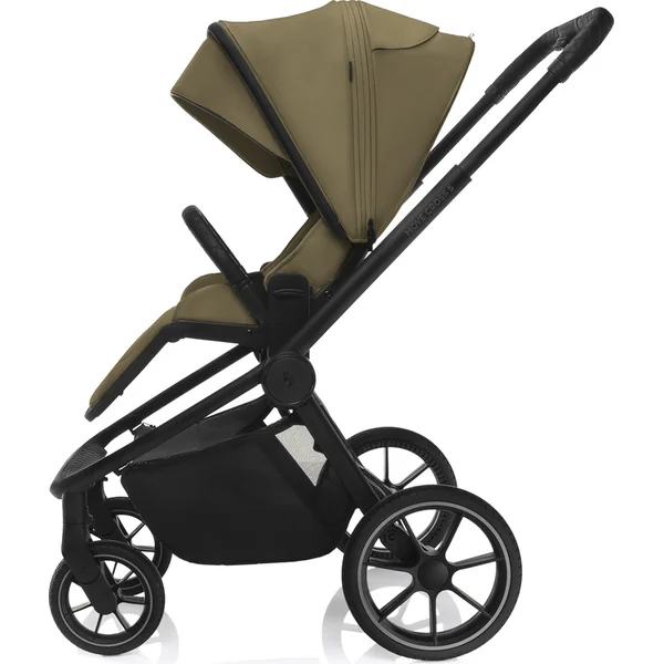 Ensemble poussette sportive Move Cross 5 + nacelle XL 5 + adaptateurs, Toffee Brown