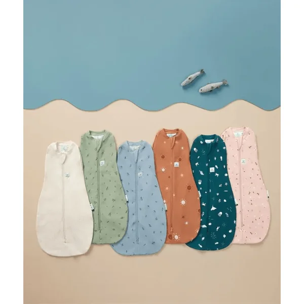 ERGOPOUCH Couverture et sac de couchage 2 en 1 Cocoon Daisies 3-6 m, 6-8 kg, 1 tog