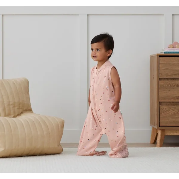 ERGOPOUCH Sac et combinaison de sommeil 2 en 1 coton biologique Suit Daisies 3-12 m, 6-10 kg, 0,2 to