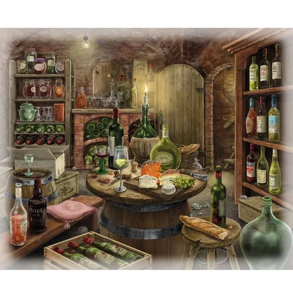 Escape puzzle 99 pcs La cave à vin du manoir - Ravensburger