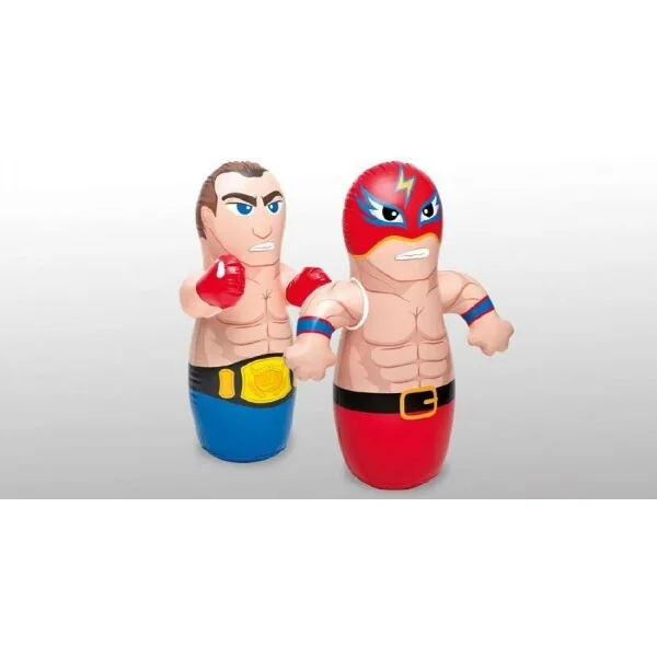 Figurine de boxe 91x72cm asst 2 types gonflable