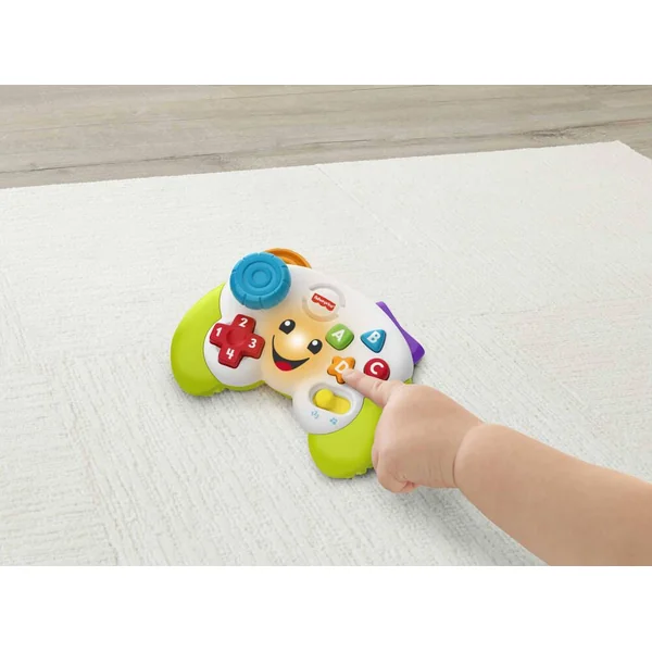 FISHER PRICE - RIRES ET EVEIL® - MANETTE DE JEUX ET D’APPRENTISSAGE - VERTE