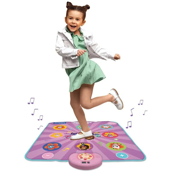 GABBY ET LA MAISON MAGIQUE - TAPIS DE DANSE ELECTRONIQUE, BLUETOOTH ET LUMINEUX AVEC 6 MODES DE JEU