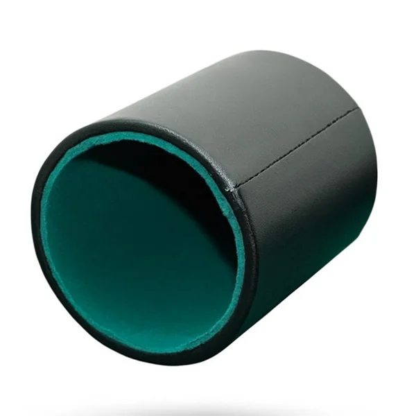 Gobelet à dés en vinyl noir 10 x 8 cm - HOT Games