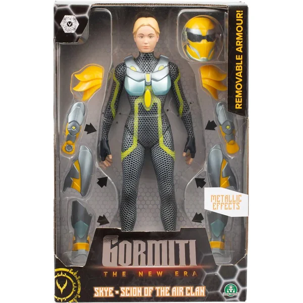 GORMITI - FIGURINE ARTICULEE DE 27 CM SCION AVEC ARMURE - AIR