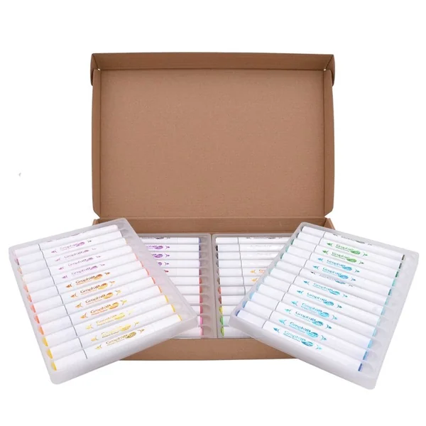 GRAPH'IT GO Set de 48 marqueurs acrylique Coloriage Mystère