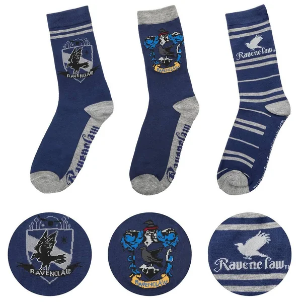 HARRY POTTER - LOT 3 PAIRES DE CHAUSSETTES SERDAIGLE - 37 AU 46