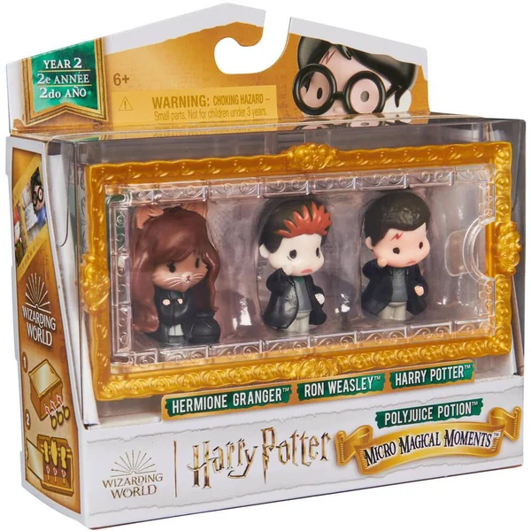 HARRY POTTER - MULTIPACK 3 FIGURINES POLYNECTAR MOMENTS MAGIQUES WIZARDING