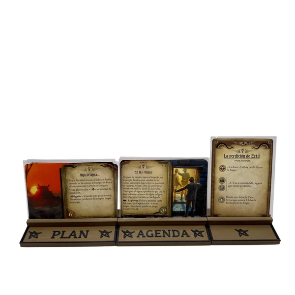 Horreur à Arkham : Le Jeu de Cartes - Supports magnétiques pour cartes Acte, Intrigue et Scénario