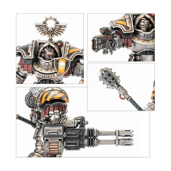 Horus Heresy : Legiones Astartes - Terminators Cataphractii avec Chargeurs Volkites et Masses Énergétiques