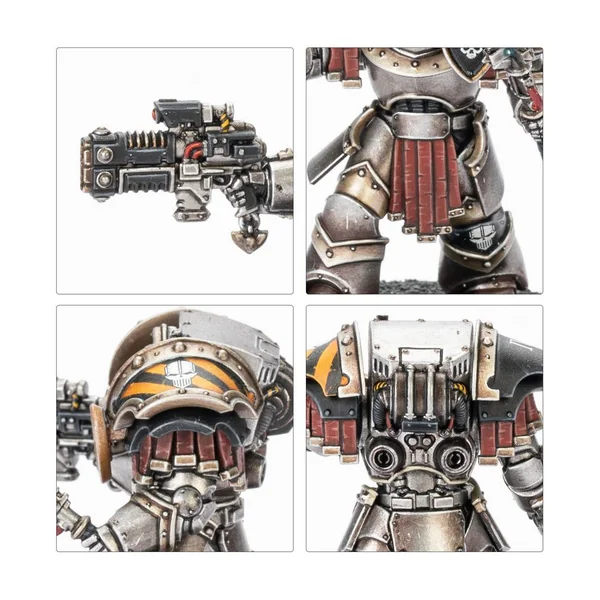 Horus Heresy : Legiones Astartes - Terminators Cataphractii avec Chargeurs Volkites et Masses Énergétiques