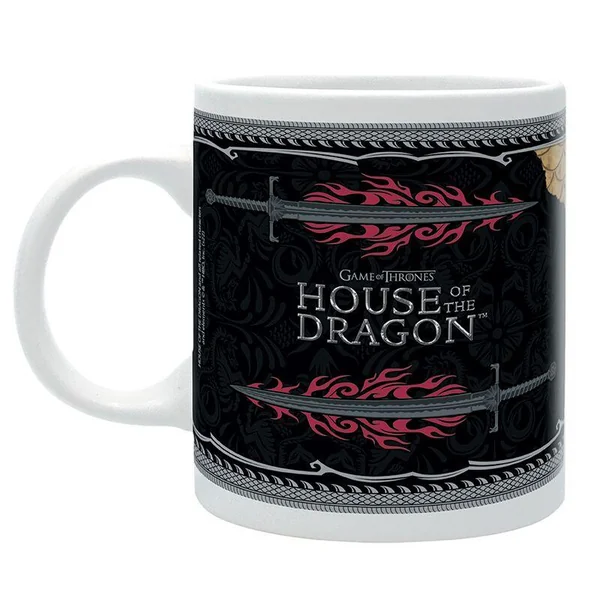 HOUSE OF THE DRAGON - MUG - 320 ML - DRAGON TARGARYEN - SUBLI X2