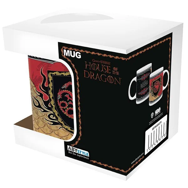 HOUSE OF THE DRAGON - MUG - 320 ML - DRAGON TARGARYEN - SUBLI X2