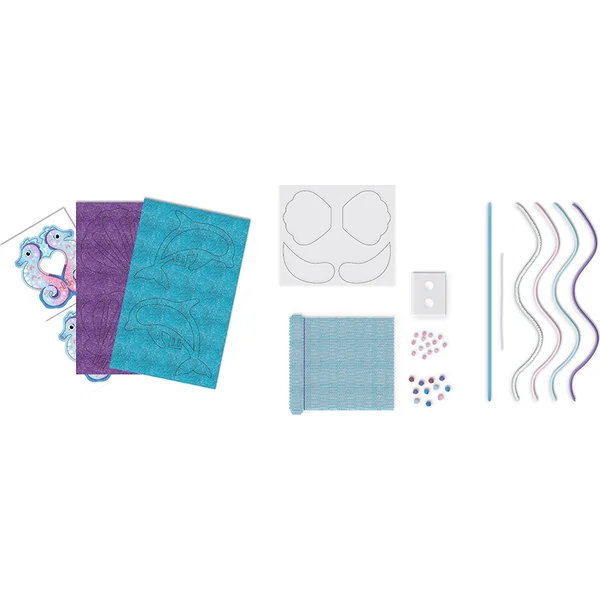 Janod Atelier Kit Créatif DIY Fabrique ta propre Baguette Magique Océan Magique