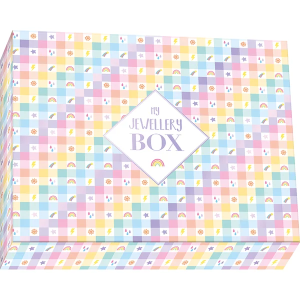 Janod Atelier Kit créatif Fabrication de bijoux Bracelets arc-en-ciel 30 pcs