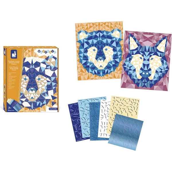 Janod Atelier Set Maxi Mosaïque Animaux de la Forêt à partir de 7 ans