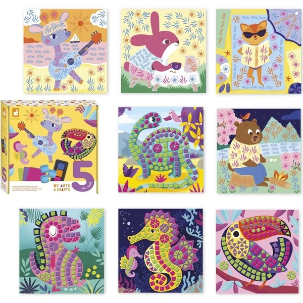 Janod Mon arts&crafts XXL set d'activités à partir de 5 ans