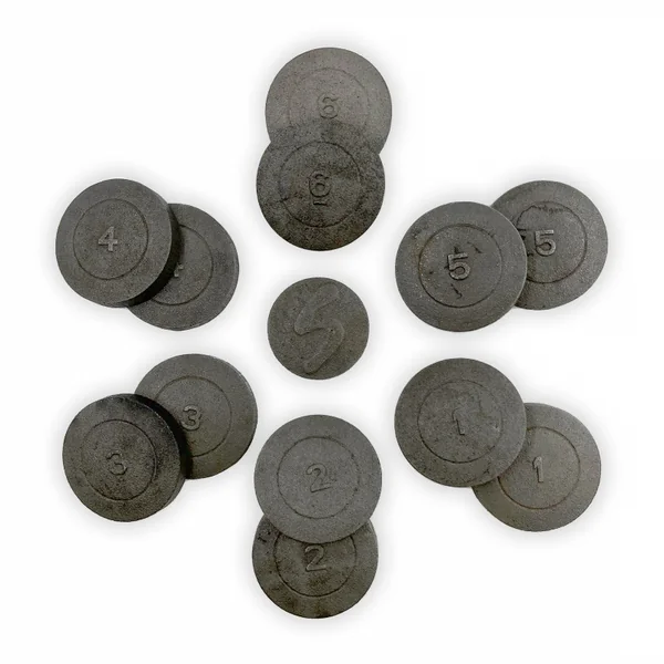 Jeu de Palets Bretons en fonte GS trempée -1 à 6