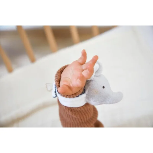 Kaloo Petit Chansons Coffret cadeau pour bébé Bracelet et chaussons avec grelot Éléphant
