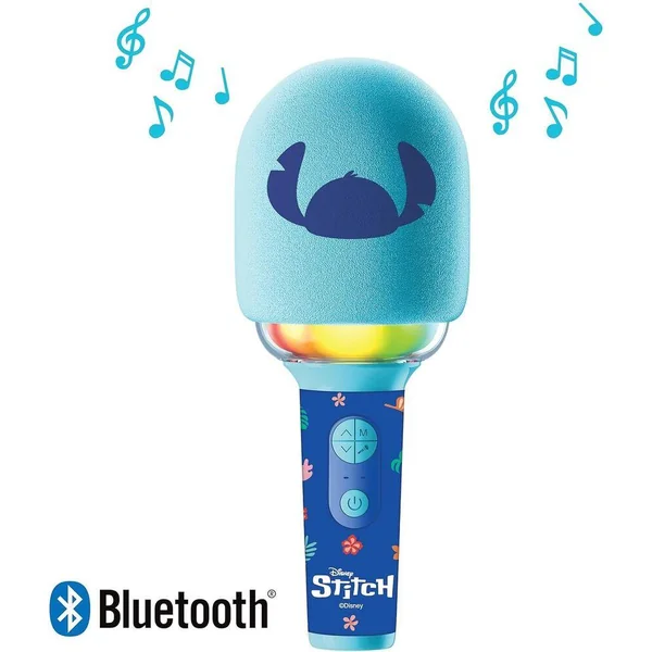 KARAOKE MICROPHONE BLUETOOTH/SANS FIL STITCH AVEC EFFETS SONORES ET LUMINEUX