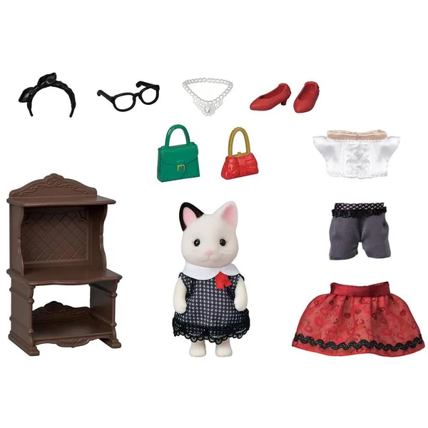 LA VALISETTE DE MODE ET GRANDE SOEUR CHAT BICOLORE